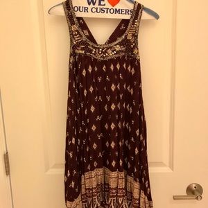 Encreme Burgundy Dress